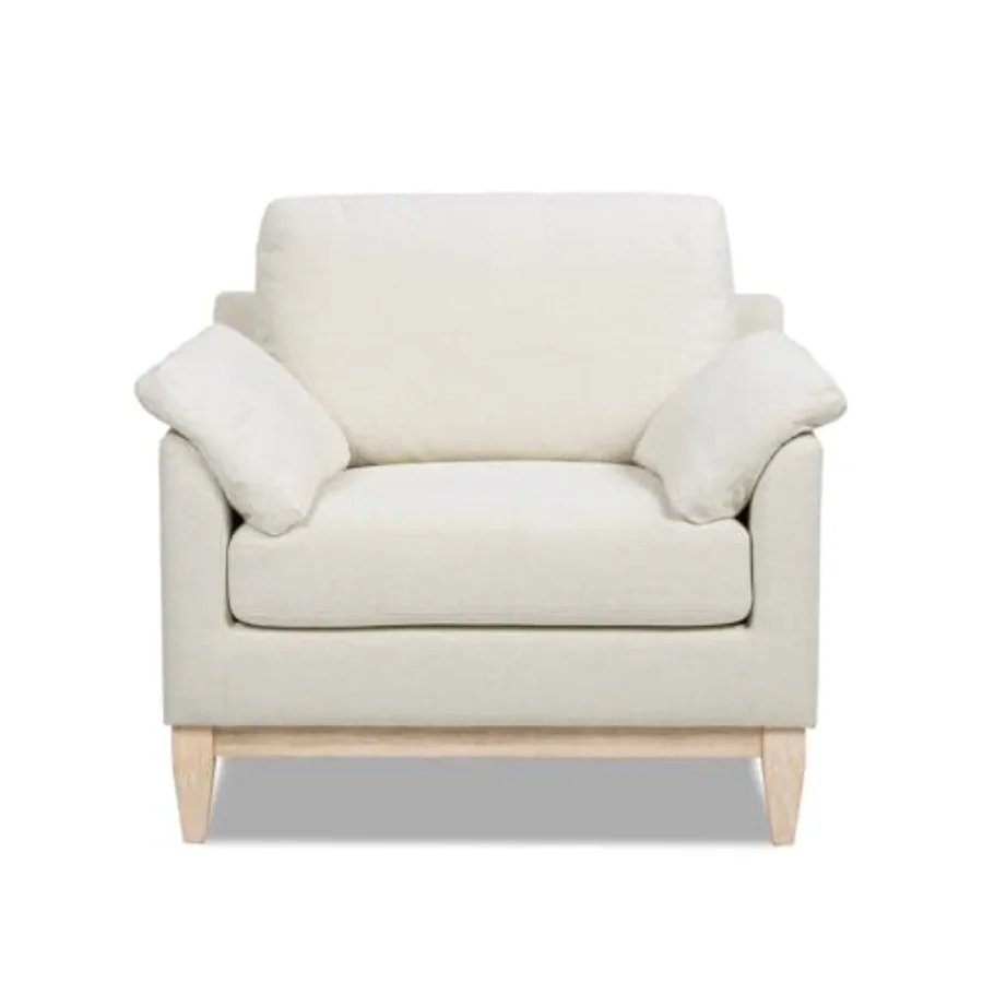 Pasadena 36" Wide Modern Farmhouse Accent Arm Chair, Linen
Pasadena 36" Wide Modern Farmhouse Accent Arm Chair, Linen