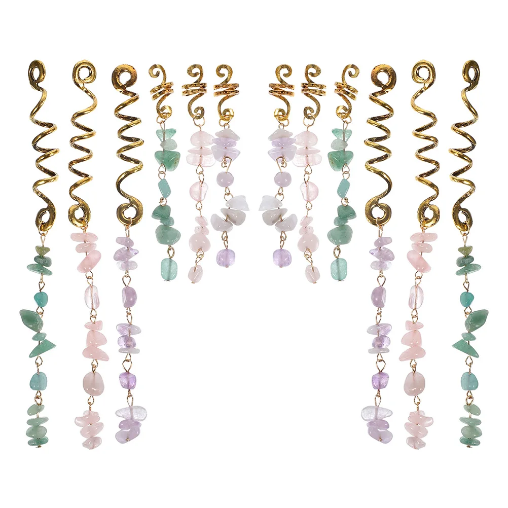 6pcs National Style Braiding Accessories Jade Pendant Amethyst Green Reusable Braid Charms Hair Decorations Dreadlock
6pcs National Style Braiding Accessories Jade Pendant Amethyst Green Reusable Braid Charms Hair Decorations Dreadlock