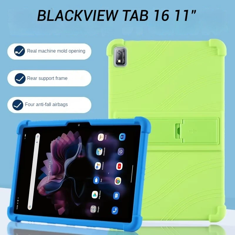 4 Cornors Thicken Silicon Cover Case with Kickstand For Blackview Tab 16 11" Tablet PC Shockproof Funda For Blackview Tab16 Kids
4 Cornors Thicken Silicon Cover Case with Kickstand For Blackview Tab 16 11" Tablet PC Shockproof Funda For Blackview Tab16 Kids