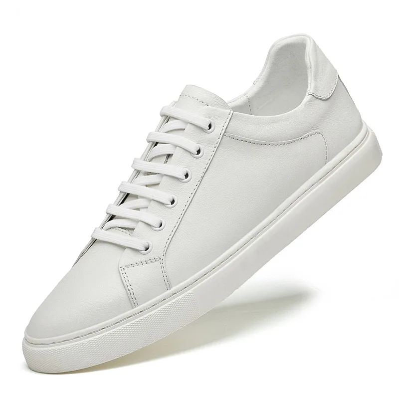 Unisex White Leather Sneakers Classic Casual Lace-up Shoes for Men Women Daily Wear Comfortable Leather Shoes for All Occasions
Unisex White Leather Sneakers Classic Casual Lace-up Shoes for Men Women Daily Wear Comfortable Leather Shoes for All Occasions