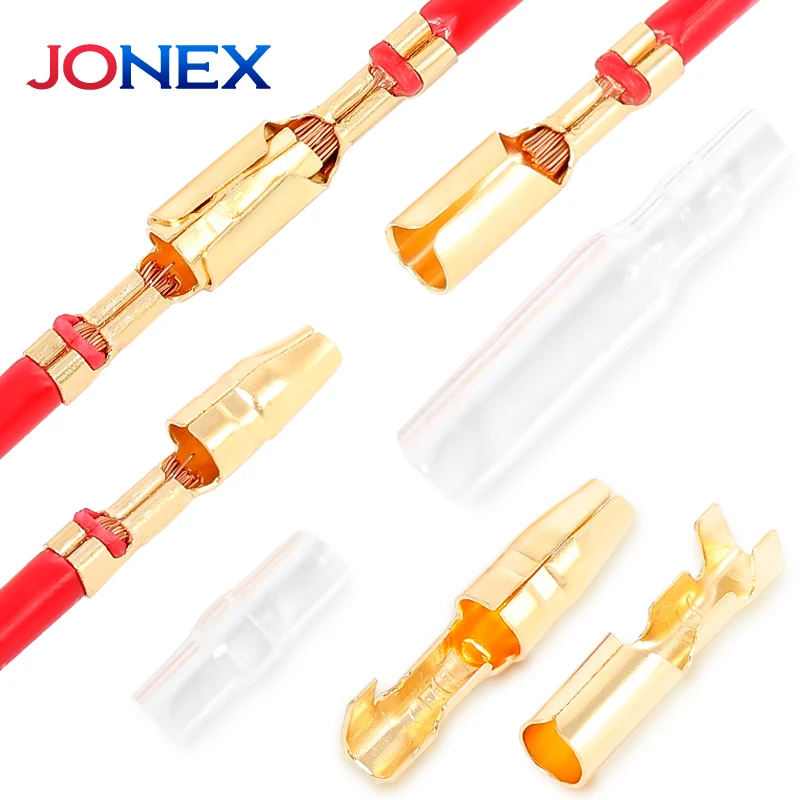 30 Sets Bullet Crimp Terminals Electrical Wire Connector Brass Male Female Insulated Sleeve Connection For Car Motorcycle Cables
30 Sets Bullet Crimp Terminals Electrical Wire Connector Brass Male Female Insulated Sleeve Connection For Car Motorcycle Cables