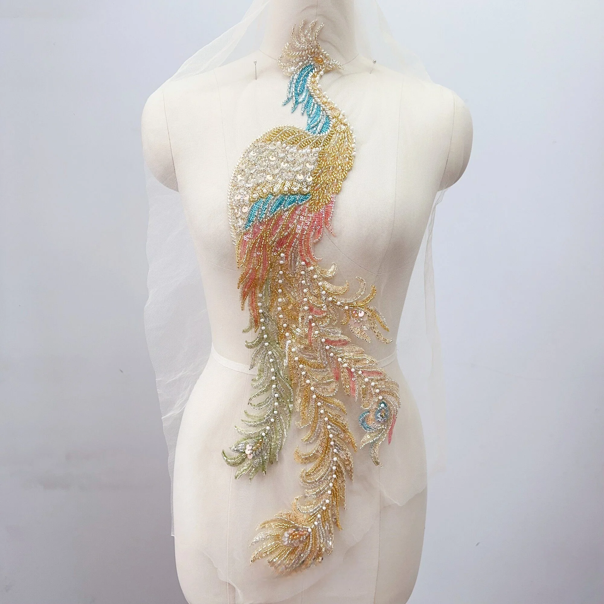 1PCS Heavy-Duty Embroacock Sequin Applique Stage Costume for Banquet Performance - Glittering Dancewear
1PCS Heavy-Duty Embroacock Sequin Applique Stage Costume for Banquet Performance - Glittering Dancewear