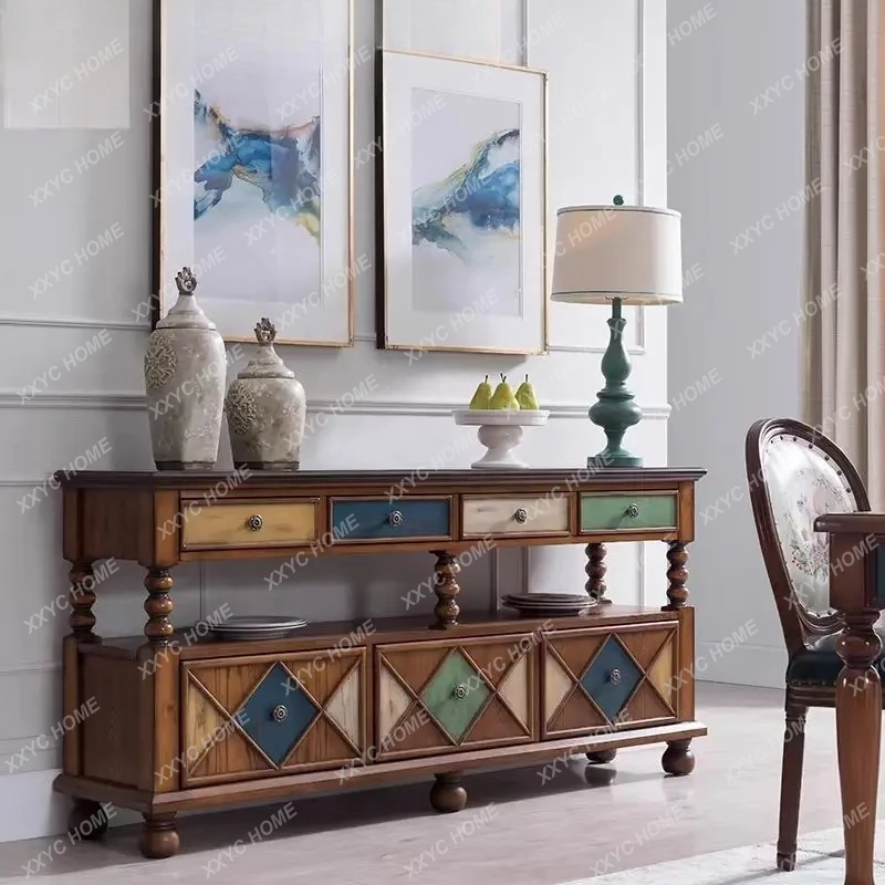 solid wood dining edge retro partition cabinet entrance tea storage locker
solid wood dining edge retro partition cabinet entrance tea storage locker