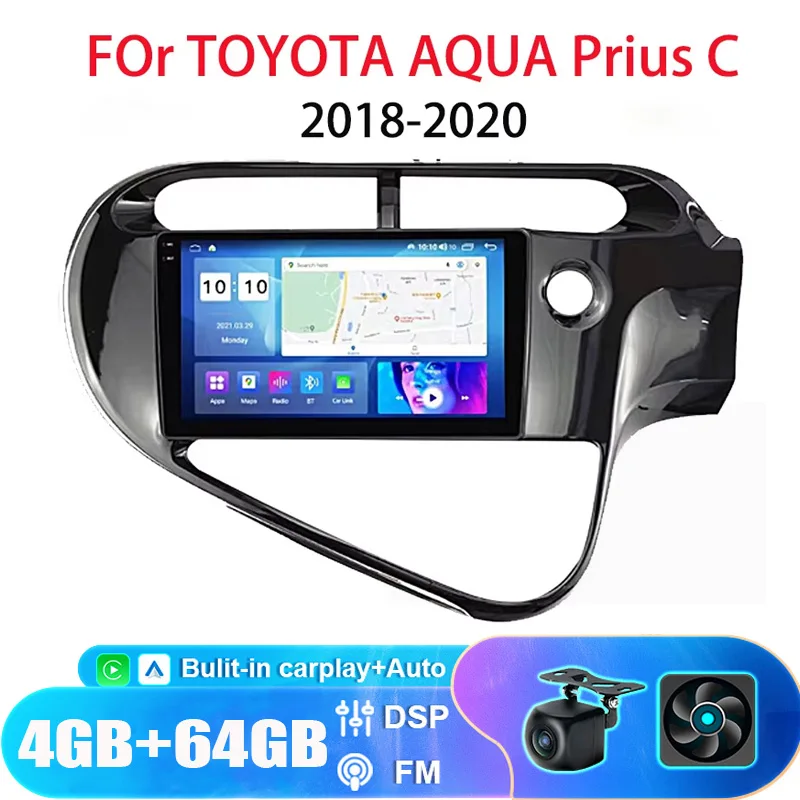 9“Car Radio For Toyota Aqua Prius C 2018-2020 Android Auto GPS Navigation Multimedia Video Player Screen Head Unit
9“Car Radio For Toyota Aqua Prius C 2018-2020 Android Auto GPS Navigation Multimedia Video Player Screen Head Unit