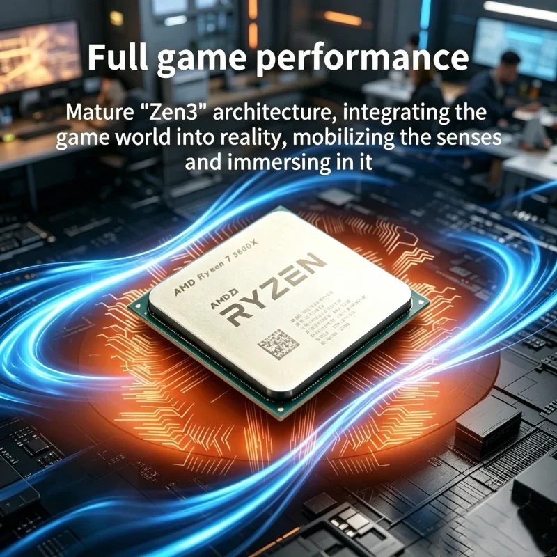 Tenacious High Performance AMD Unlocked Desktop Gaming CPU Ryzen 7 5800X R7 5800X 8 Core 16 Thread 3.8GHz AM4 Socket
Tenacious High Performance AMD Unlocked Desktop Gaming CPU Ryzen 7 5800X R7 5800X 8 Core 16 Thread 3.8GHz AM4 Socket