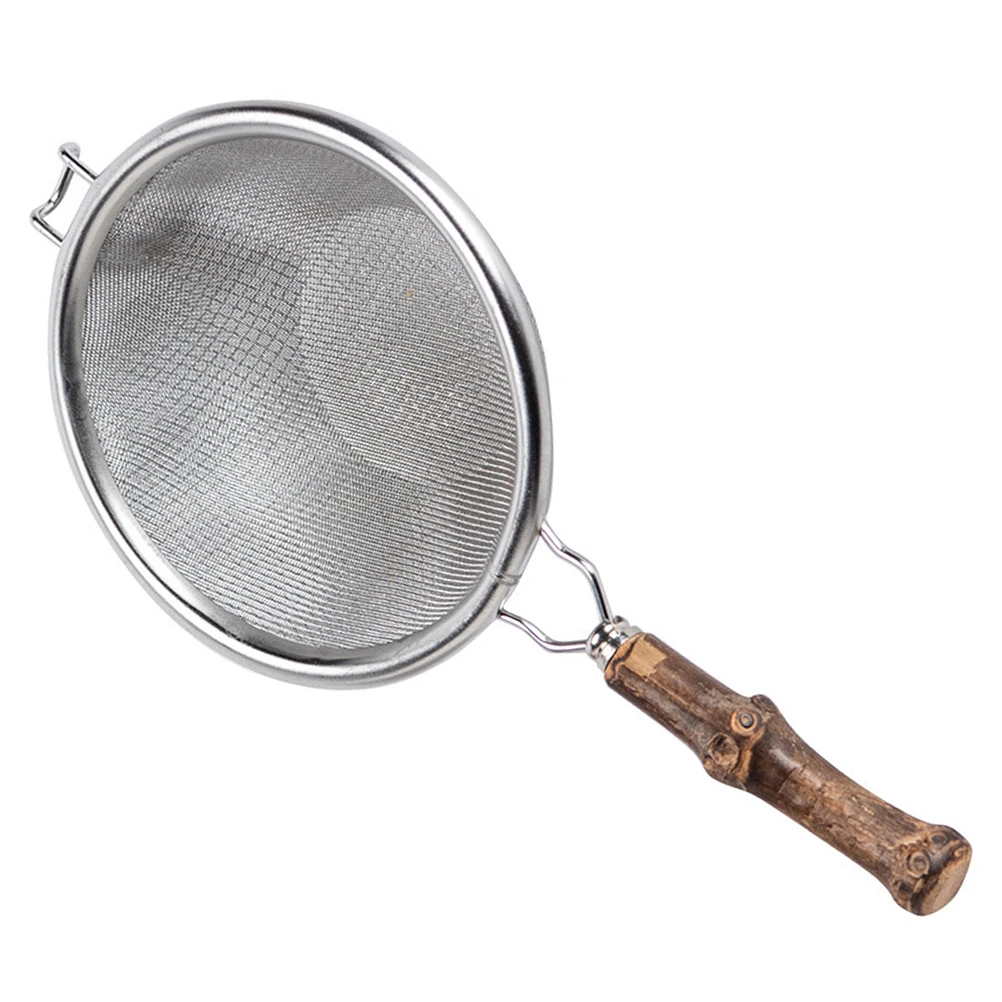 Stainless Steel Tea Strainer 304 Grade Reusable Colander Spoon Kitchen Soy Bean Flour Strainer Mesh Filtering Ladle Bamboo
Stainless Steel Tea Strainer 304 Grade Reusable Colander Spoon Kitchen Soy Bean Flour Strainer Mesh Filtering Ladle Bamboo
