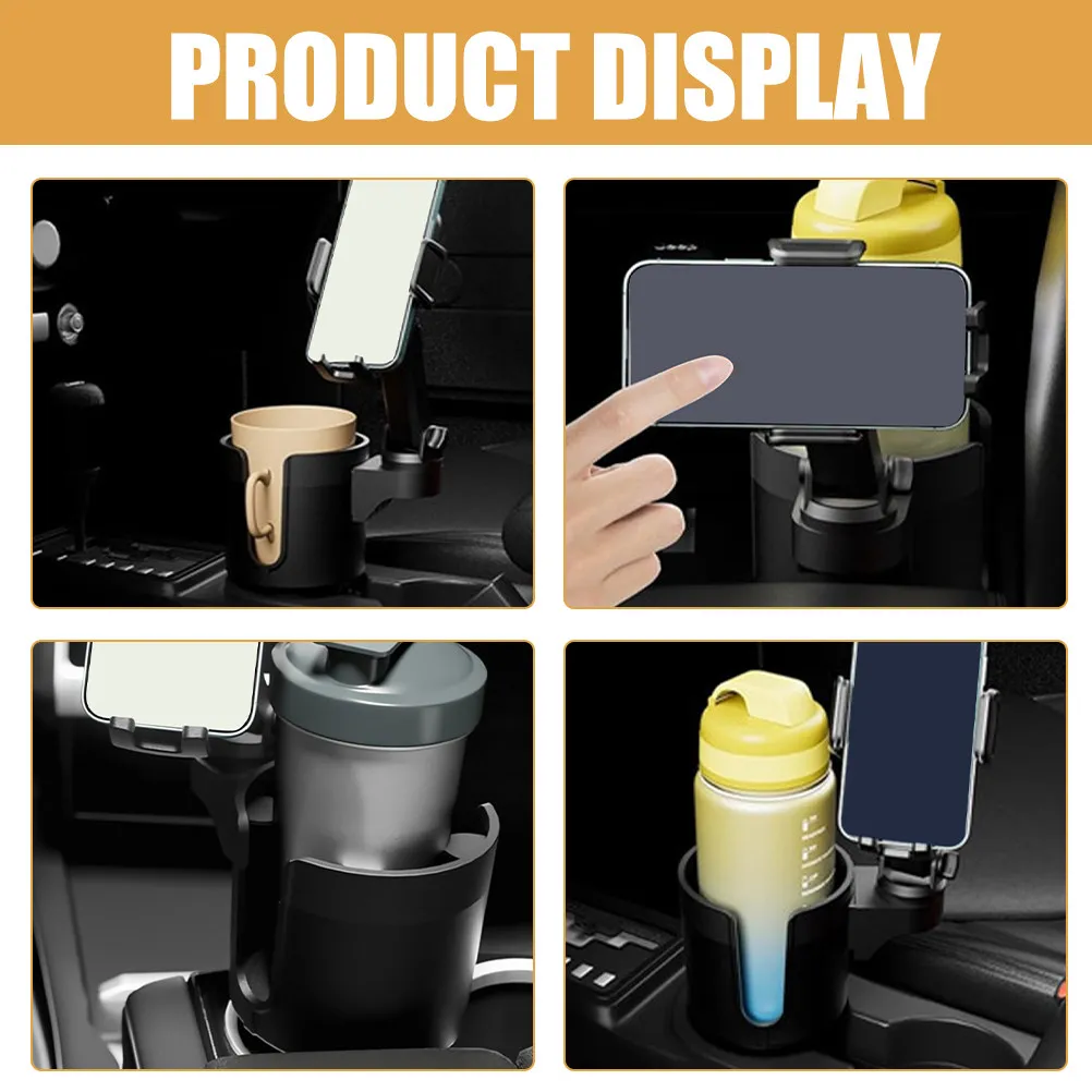 Universal Car Phone Cup Holder Expander Adapter Multifunctional Vehicle Mounted Drink Holder for All Cars Compact Sturdy Design
Universal Car Phone Cup Holder Expander Adapter Multifunctional Vehicle Mounted Drink Holder for All Cars Compact Sturdy Design
