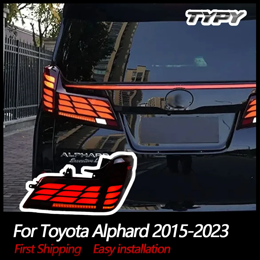 TYPY Car Tail Lights For Toyota Alphard 2015-2023 LED Car Tail Lights Daytime Running Lights Dynamic Turn Signals
TYPY Car Tail Lights For Toyota Alphard 2015-2023 LED Car Tail Lights Daytime Running Lights Dynamic Turn Signals