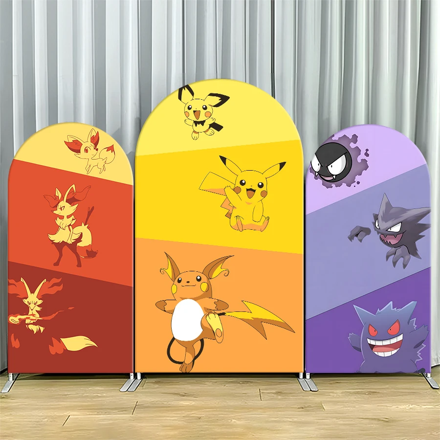 Pokemon Pikachu Party Supplies Arch Backdrop Cover Kids Birthday Decorations Anime Game Theme Photo Booth Background
Pokemon Pikachu Party Supplies Arch Backdrop Cover Kids Birthday Decorations Anime Game Theme Photo Booth Background
