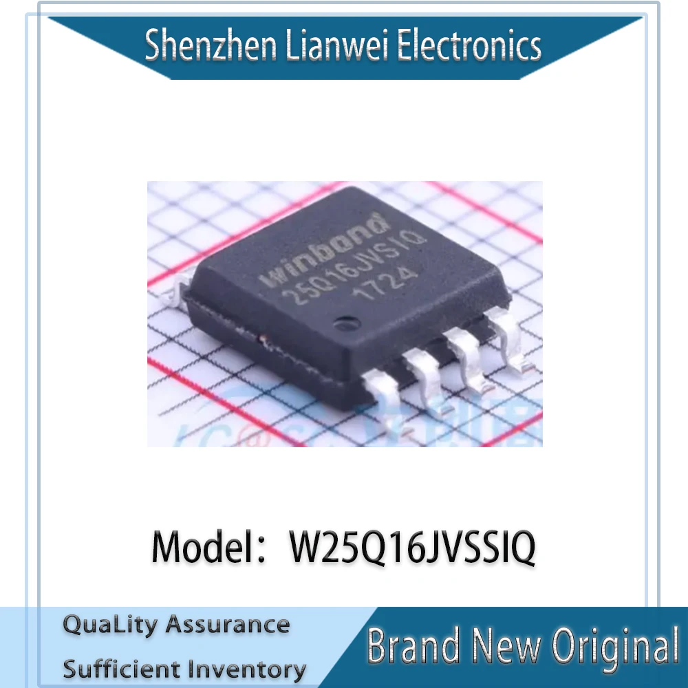 100% New Original 25Q16JVSIQ W25Q16JVSSIQ IC NOR FLASH 16Mbit Chipset SOP-8
100% New Original 25Q16JVSIQ W25Q16JVSSIQ IC NOR FLASH 16Mbit Chipset SOP-8