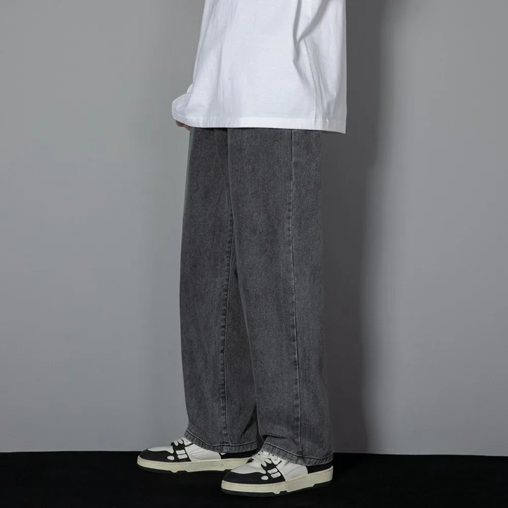 Solid Colors Men's Casual Long Jeans Classic Man Four Seasons Straight Denim Wide-leg Pants Light Blue Grey Black 3XL
Solid Colors Men's Casual Long Jeans Classic Man Four Seasons Straight Denim Wide-leg Pants Light Blue Grey Black 3XL