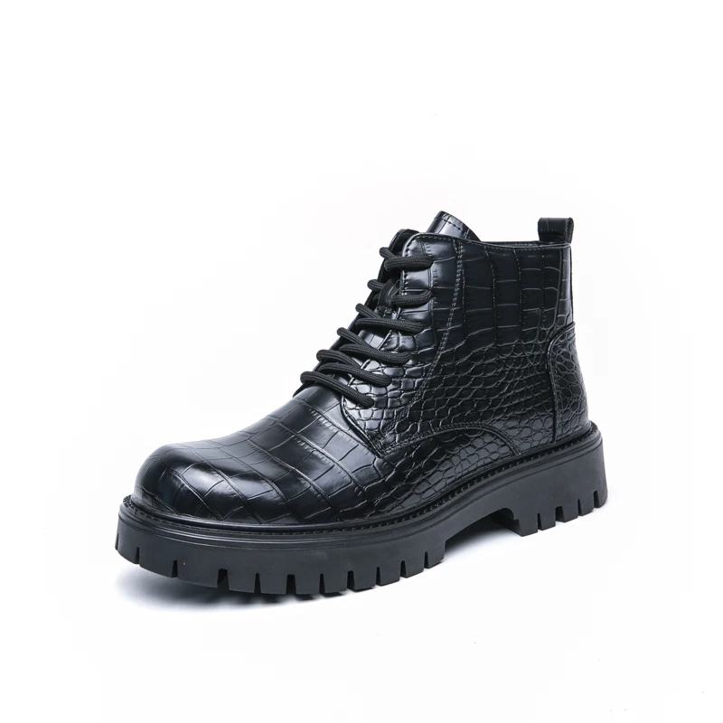 Men Winter Lace-up Short Boots High Quality Leather Shoes Male Dress Business Formal Platform Boots Fashion Casual Men Shoes
Men Winter Lace-up Short Boots High Quality Leather Shoes Male Dress Business Formal Platform Boots Fashion Casual Men Shoes