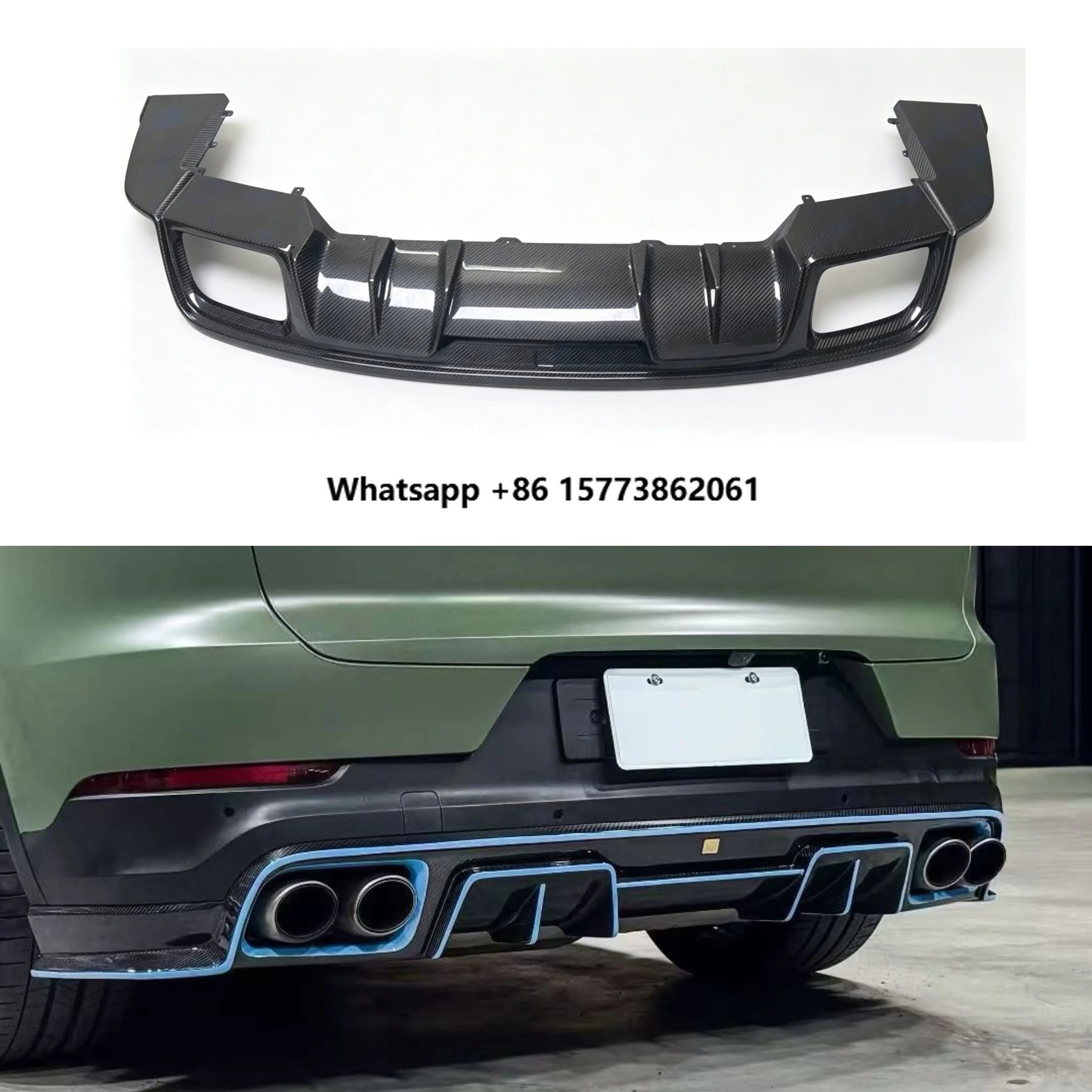For CAYENE 2018-2025 Carbon Fiber Lumin-g Style Car Rear Bumper Body Lip Diffuser Factory Direct
For CAYENE 2018-2025 Carbon Fiber Lumin-g Style Car Rear Bumper Body Lip Diffuser Factory Direct