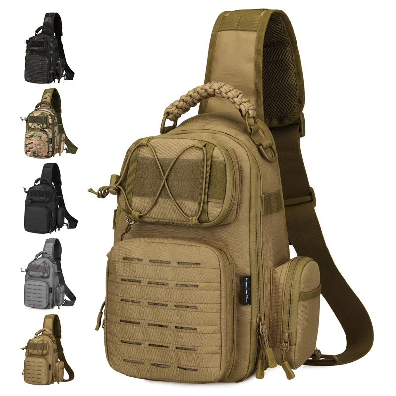 Outdoor Sling Bag Back Breathable Travel Hiking Detachable Parachute Cord Handle Hunting Climbing Bag
Outdoor Sling Bag Back Breathable Travel Hiking Detachable Parachute Cord Handle Hunting Climbing Bag