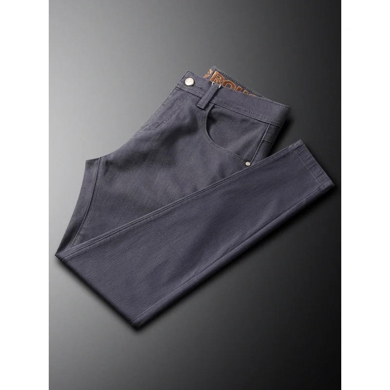 Сине-серые повседневные джинсы, мужские осенние эластичные маленькие прямые универсальные мужские деловые брюки
Сине-серые повседневные джинсы, мужские осенние эластичные маленькие прямые универсальные мужские деловые брюки