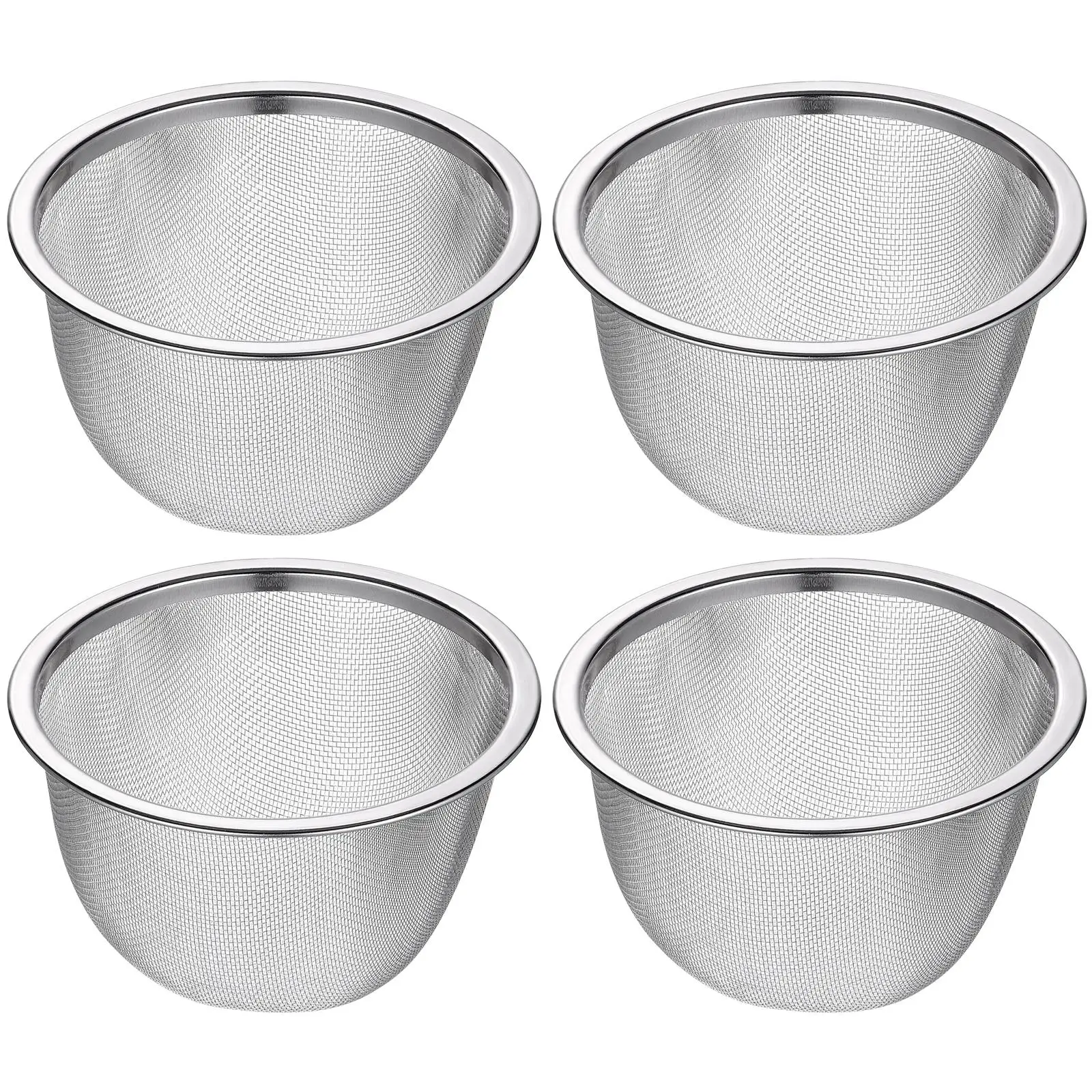 4 Pcs Teapot Strainer Stainless Filters Mesh Strainers Hanging Infuser Insert Infusers Steel Travel
4 Pcs Teapot Strainer Stainless Filters Mesh Strainers Hanging Infuser Insert Infusers Steel Travel