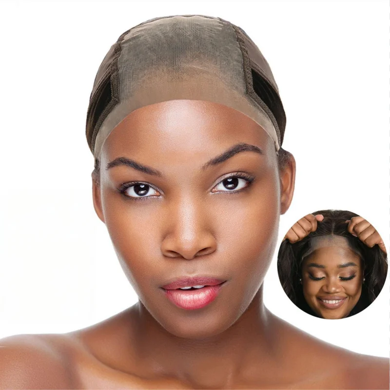 Кружевная сетка-фиксатор для париков для женщин, прозрачная, с регулируемым ремешком, нескользящая (коричневая, средний размер)
Кружевная сетка-фиксатор для париков для женщин, прозрачная, с регулируемым ремешком, нескользящая (коричневая, средний размер)