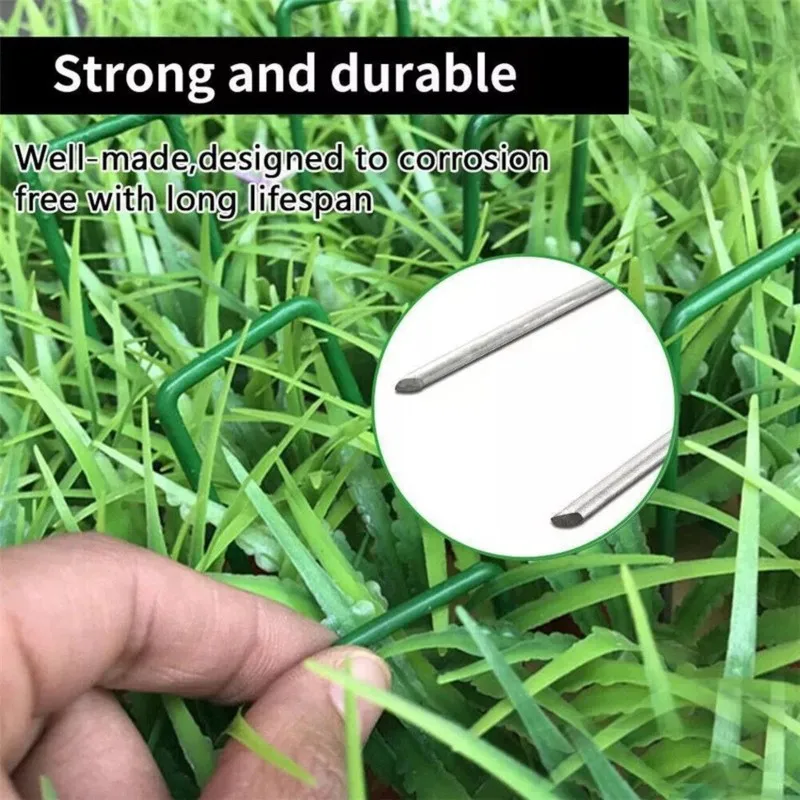 【ALLOWANCE】Landscape U-Shaped Ground Stakes 15Cm 50PCS Galvanized Garden Staples Stakes, Pin For Secure Lawn Fabric
【ALLOWANCE】Landscape U-Shaped Ground Stakes 15Cm 50PCS Galvanized Garden Staples Stakes, Pin For Secure Lawn Fabric