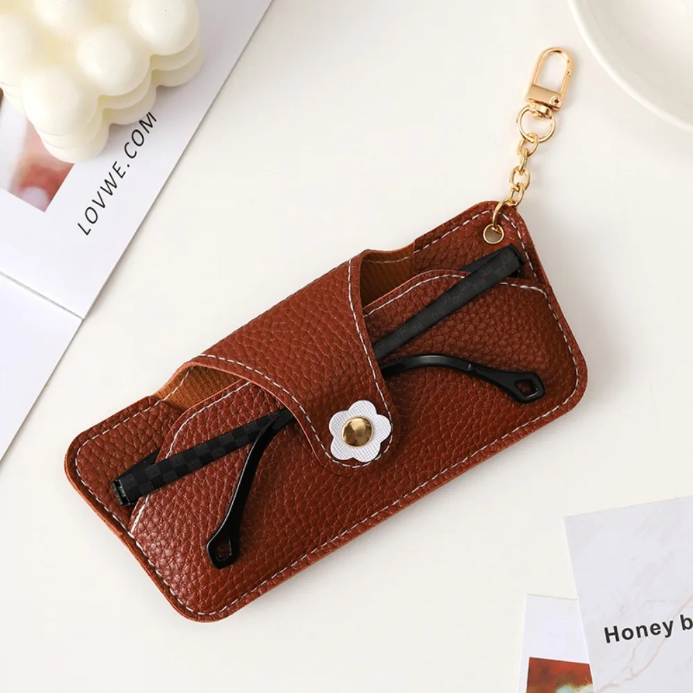 Fashion Flower Snap Glasses Case Portable Leather Storage Bag With Clip Eyewear Holder Accessory Glasses
Fashion Flower Snap Glasses Case Portable Leather Storage Bag With Clip Eyewear Holder Accessory Glasses