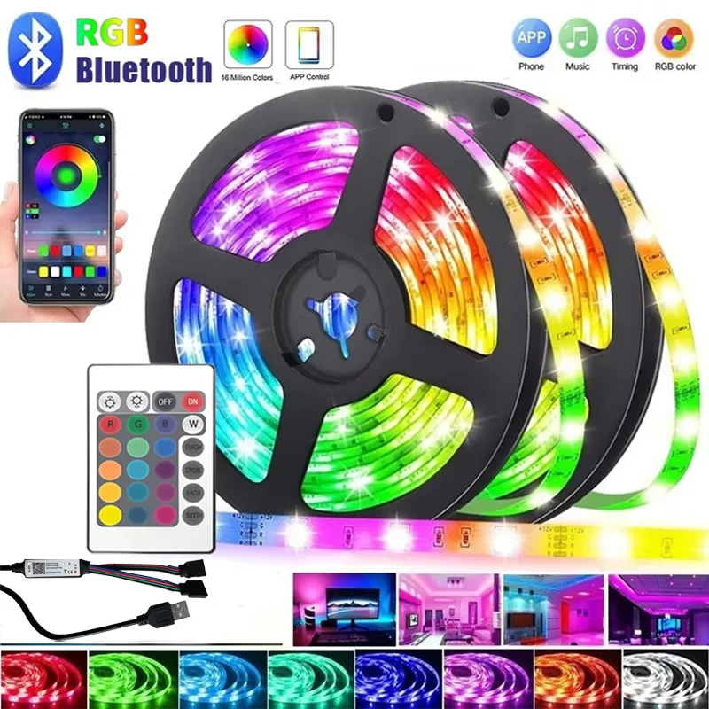 Smart 5050 RGB светодиодная лента USB 5 В Bluetooth APP управление синхронизацией музыки 24 клавиши дистанционная гибкая диодная лента для декора комнаты
Smart 5050 RGB светодиодная лента USB 5 В Bluetooth APP управление синхронизацией музыки 24 клавиши дистанционная гибкая диодная лента для декора комнаты