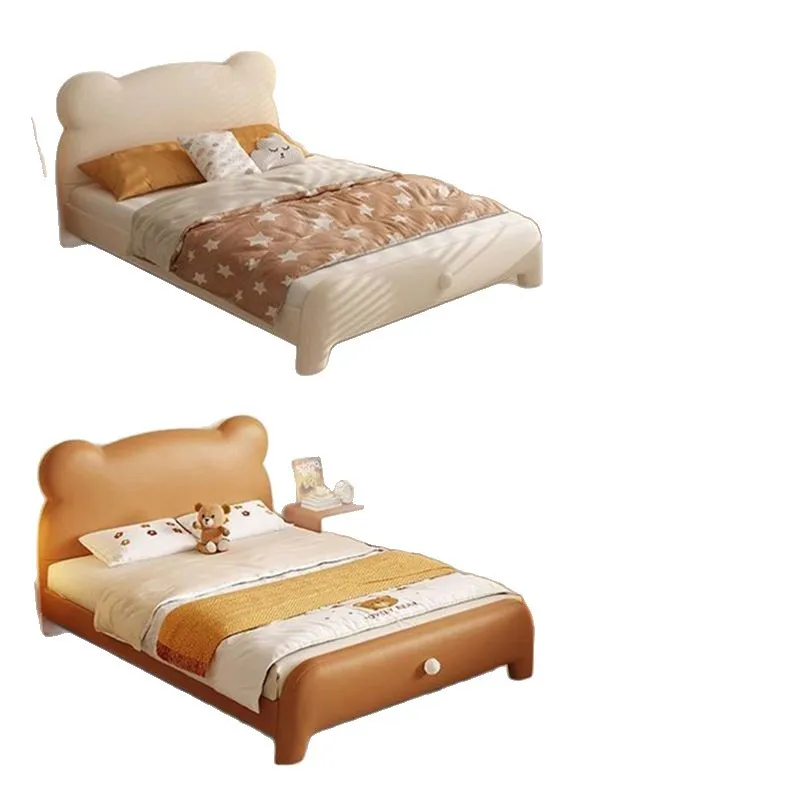 Cartoon bear children's boy bedroom single bed girl princess bed new solid wood soft foreskin
Cartoon bear children's boy bedroom single bed girl princess bed new solid wood soft foreskin