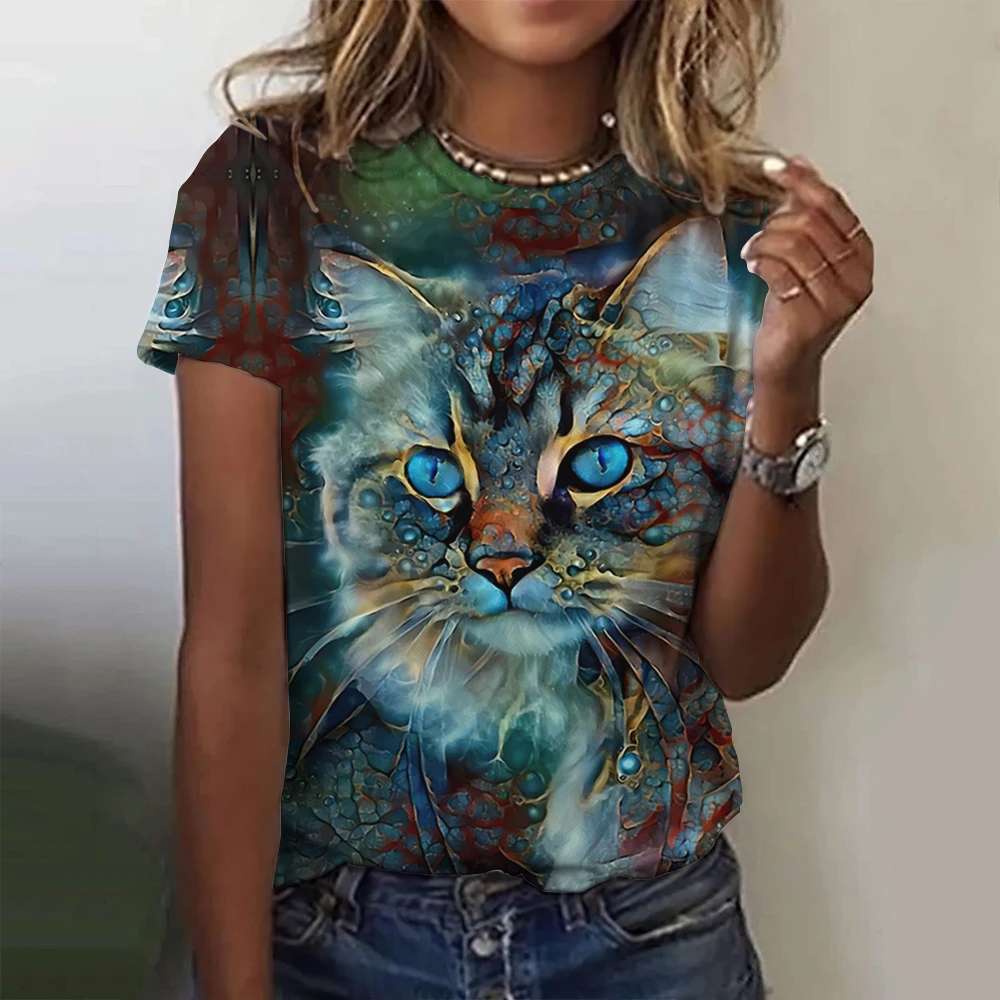 Daily Women's T-Shirt Summer O-Neck T Shirt For Women Fashion Short Sleeve Casual T-Shirt 3d Print Women's Clothing
Daily Women's T-Shirt Summer O-Neck T Shirt For Women Fashion Short Sleeve Casual T-Shirt 3d Print Women's Clothing