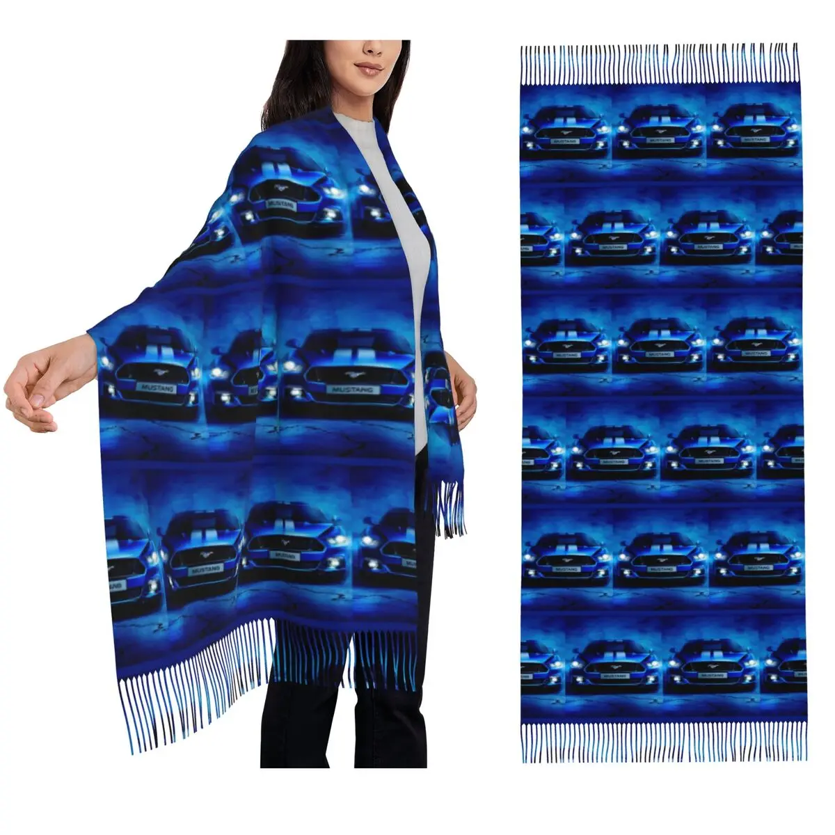 Ford Mustang Scarf Tassel Scarves Women Soft Warm Shawls and Wraps Large Fall Winter Shawl Wrap
Ford Mustang Scarf Tassel Scarves Women Soft Warm Shawls and Wraps Large Fall Winter Shawl Wrap