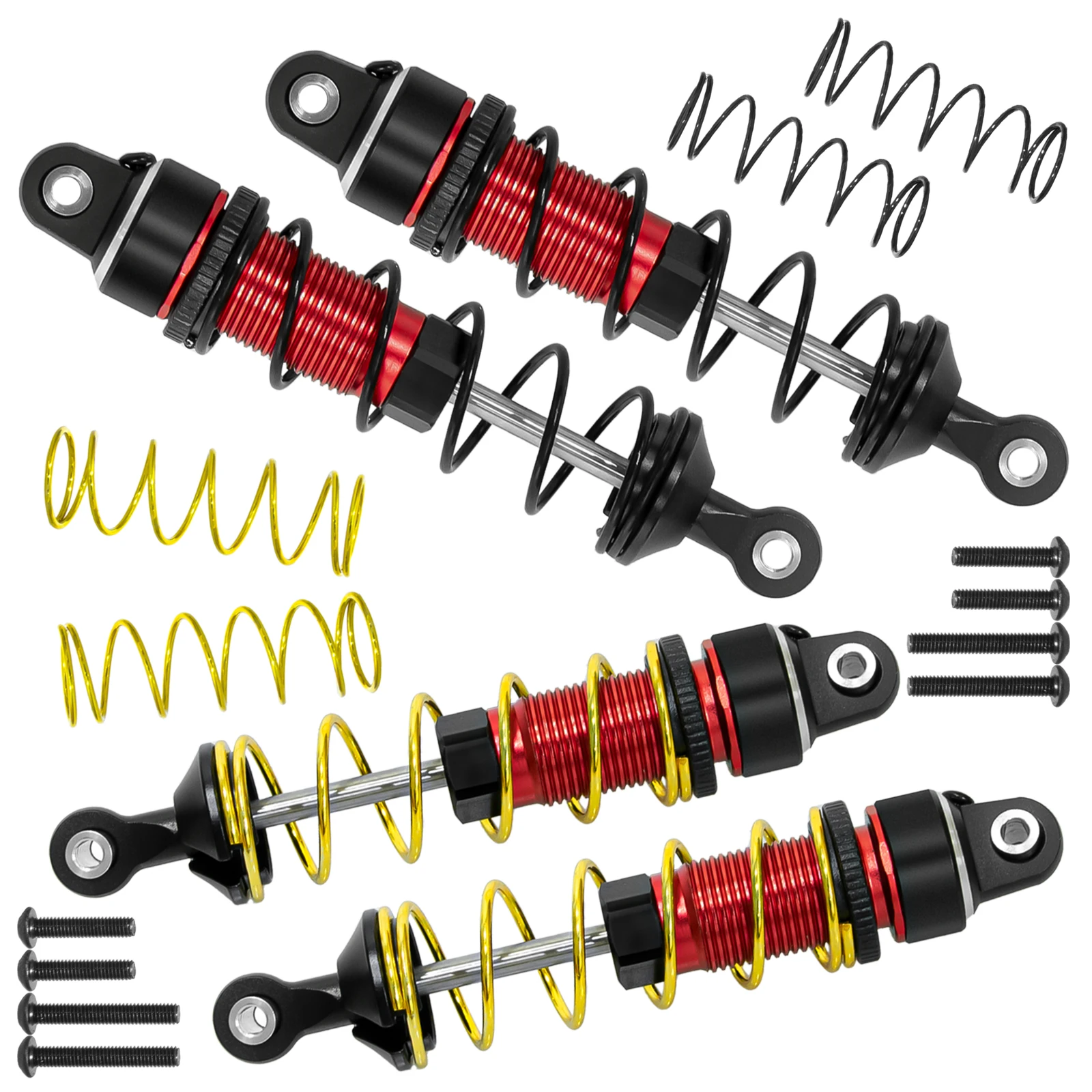 OKHL Big Caliber 84mm Aluminum RC Shocks Absorber for Traxxas Mini Maxx BL-2s 107154-1 and Mini XRT VXL-3s 108076-1 Upgrade
OKHL Big Caliber 84mm Aluminum RC Shocks Absorber for Traxxas Mini Maxx BL-2s 107154-1 and Mini XRT VXL-3s 108076-1 Upgrade