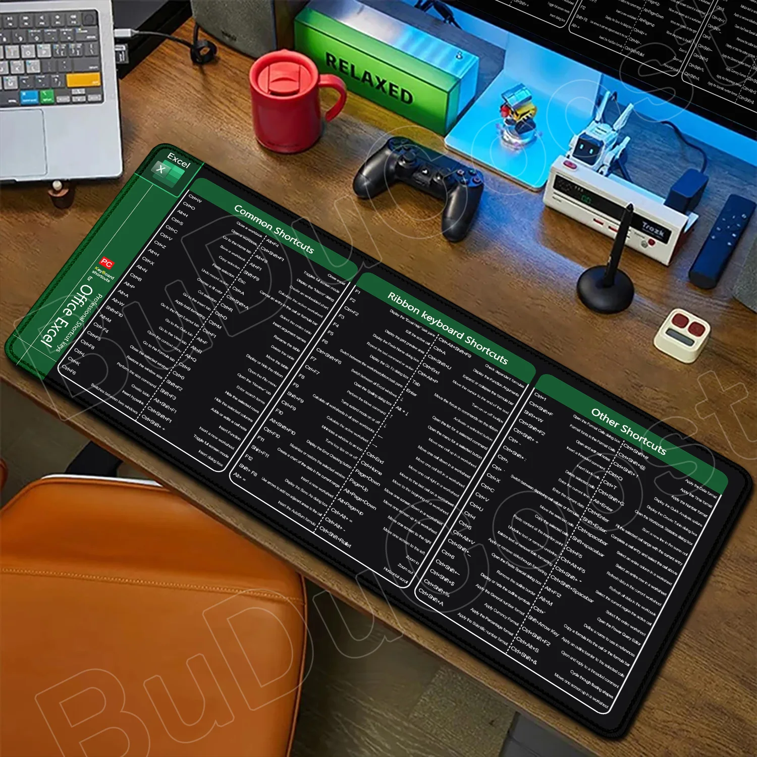 Multiple Types Shortcuts Mouse Pad Large Extended Excel Powerpoint Word Soft Mousepad Programmer Non-Slip Rubber Gaming Desk Mat
Multiple Types Shortcuts Mouse Pad Large Extended Excel Powerpoint Word Soft Mousepad Programmer Non-Slip Rubber Gaming Desk Mat