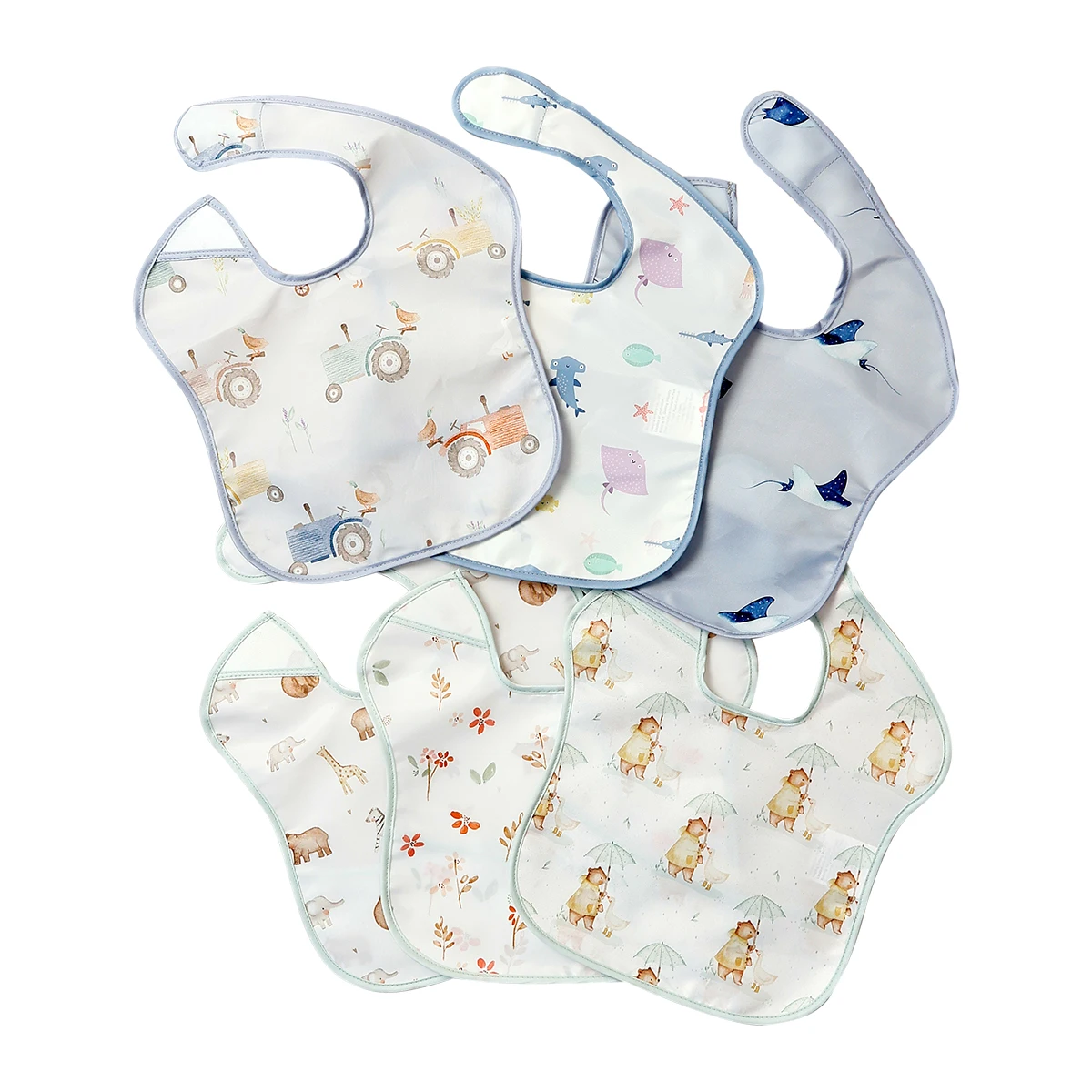 HappyFlute 3Pcs Set Waterproof Baby Bibs One Size Fits All Animal Print Reusable Cloth Infant Feeding
HappyFlute 3Pcs Set Waterproof Baby Bibs One Size Fits All Animal Print Reusable Cloth Infant Feeding