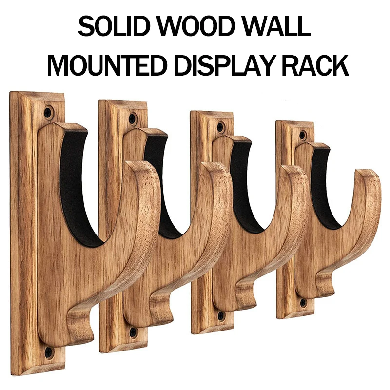 Gun rack wall mounted suitable for shotgun bow, gun rack, hardwood and soft cushion hooks, horizontal support display rack
Gun rack wall mounted suitable for shotgun bow, gun rack, hardwood and soft cushion hooks, horizontal support display rack