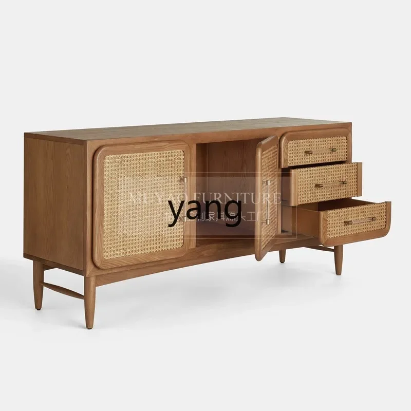 Lcx Nordic side cabinet solid wood rattan locker living room simple modern entrance storage cabinet
Lcx Nordic side cabinet solid wood rattan locker living room simple modern entrance storage cabinet