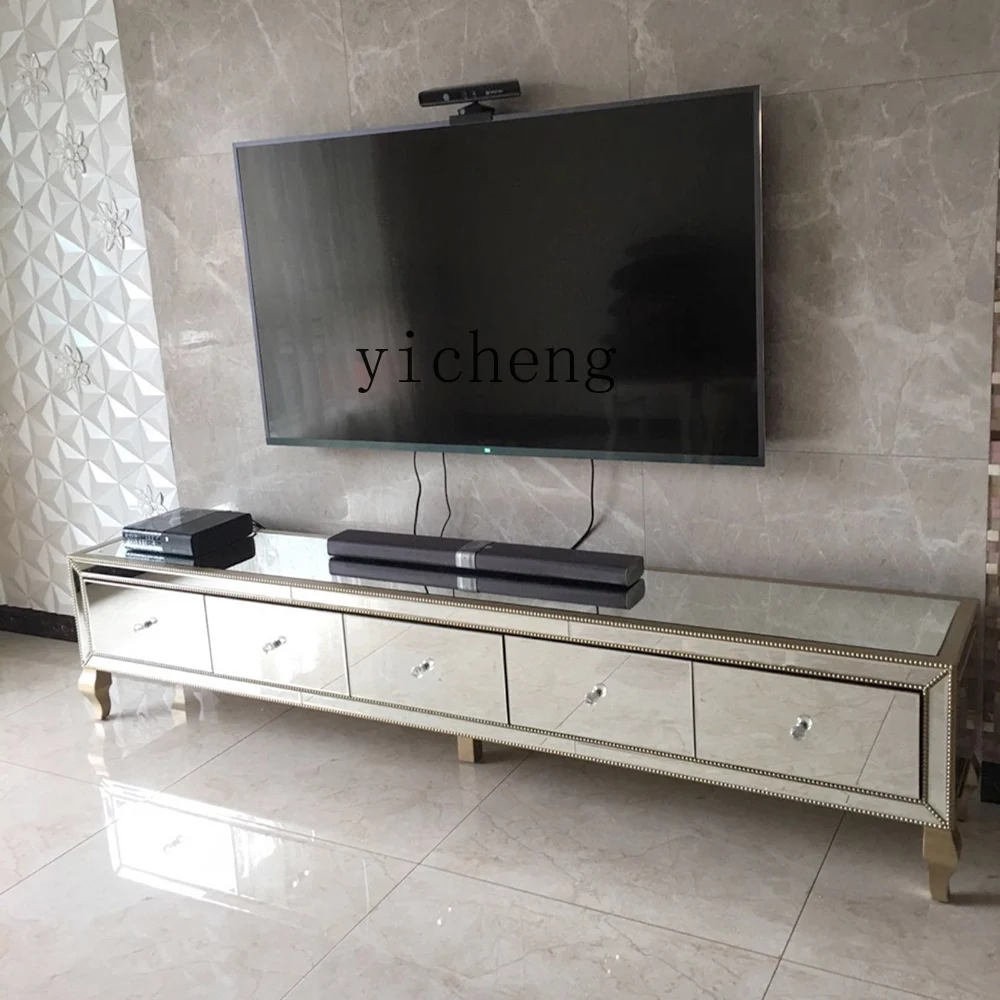 LX TV Cabinet Simple Modern Floor Cabinet Coffee Table Set Glass Storage Cabinet Mirror Furniture
LX TV Cabinet Simple Modern Floor Cabinet Coffee Table Set Glass Storage Cabinet Mirror Furniture