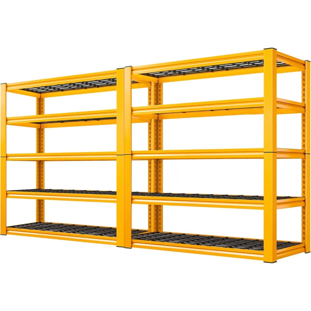 Garage Shelving Load 3000LBS, 5-Tier Storage Shelves, Adjustable Heavy Duty Metal Shelving Unit for Industrial & Residential Org
Garage Shelving Load 3000LBS, 5-Tier Storage Shelves, Adjustable Heavy Duty Metal Shelving Unit for Industrial & Residential Org