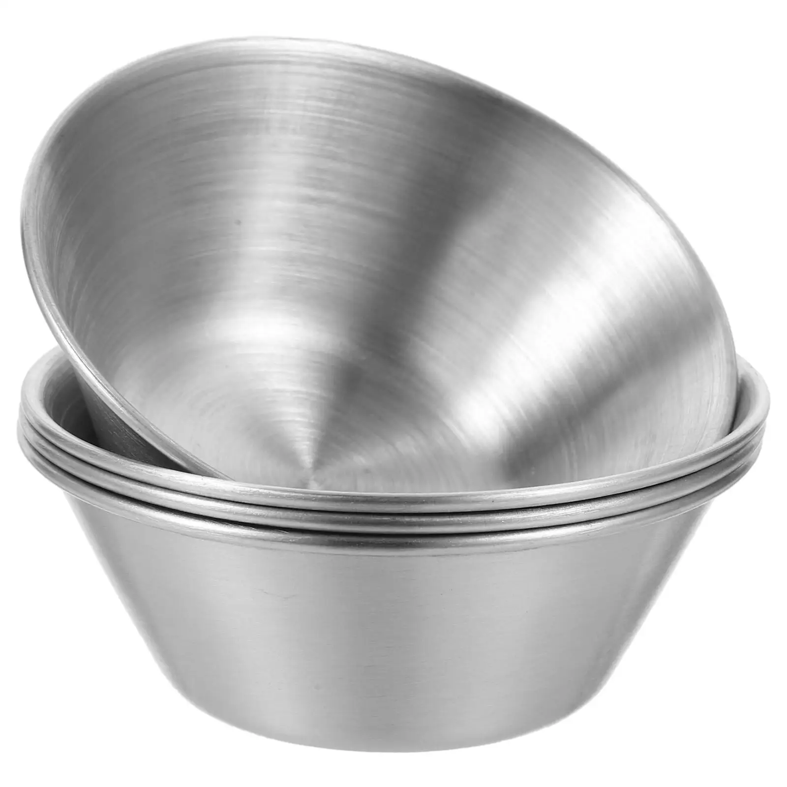 4 Pcs 304 Stainless Steel Sauce Cups 50ml Silver Dipping Bowls Kitchen Restaurant Home Soy Sauce Containers Salad Boxes
4 Pcs 304 Stainless Steel Sauce Cups 50ml Silver Dipping Bowls Kitchen Restaurant Home Soy Sauce Containers Salad Boxes
