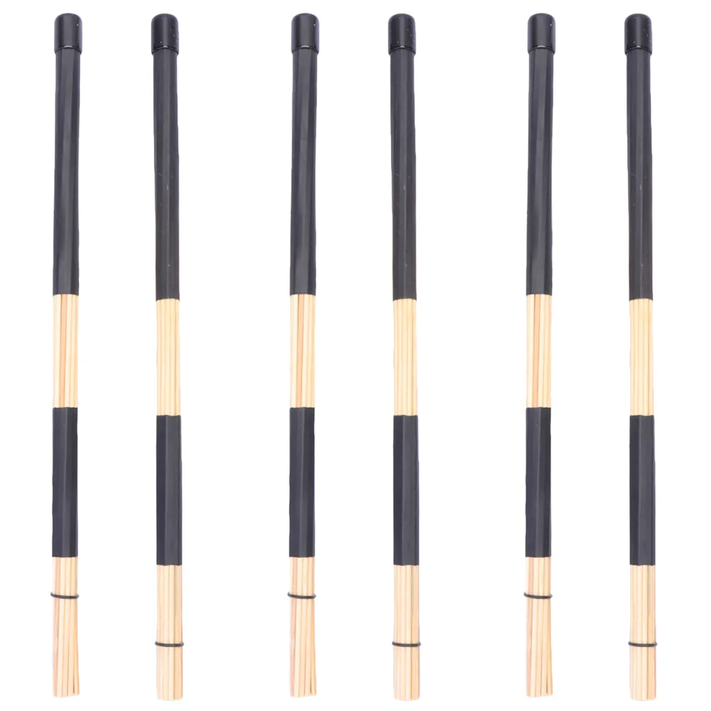 3 Pairs Drumsticks Blowing and Bamboo Brush Rods Accessory Accessories Hammer Black Percussion Mallet Student Use
3 Pairs Drumsticks Blowing and Bamboo Brush Rods Accessory Accessories Hammer Black Percussion Mallet Student Use