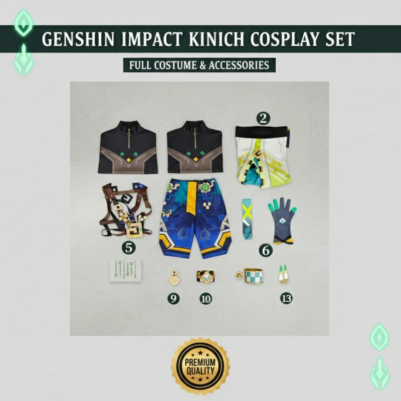 ☆YunCos Kinich Cosplay Costume Full Set Game Genshin Impact Anime Halloween Party Comic Con Suits Shoes Wig☆
☆YunCos Kinich Cosplay Costume Full Set Game Genshin Impact Anime Halloween Party Comic Con Suits Shoes Wig☆