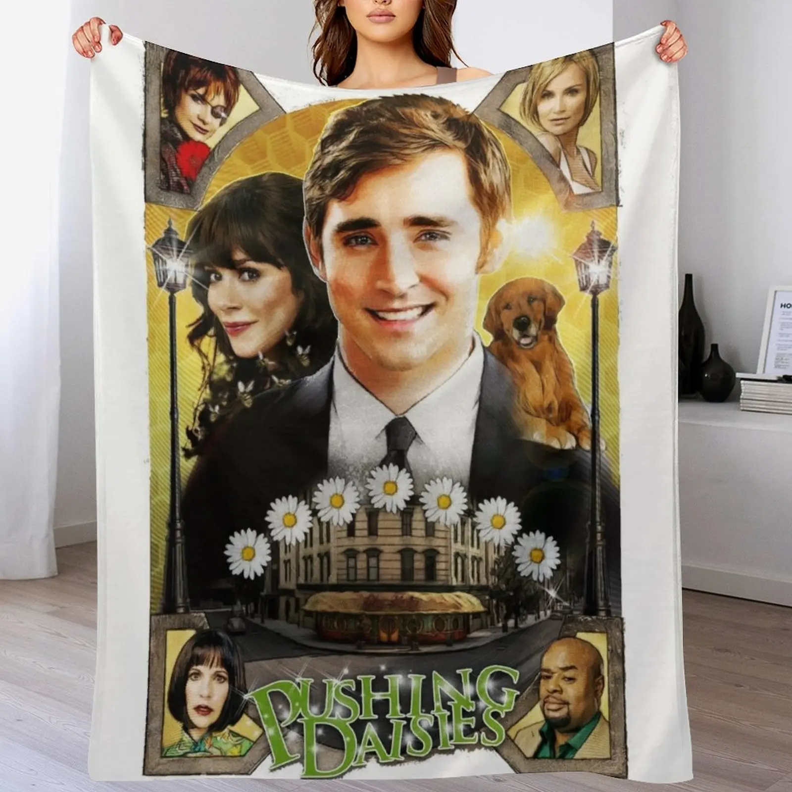 Pushing daisies Throw Blanket christmas decoration Shaggy Loose Beach Blankets
Pushing daisies Throw Blanket christmas decoration Shaggy Loose Beach Blankets