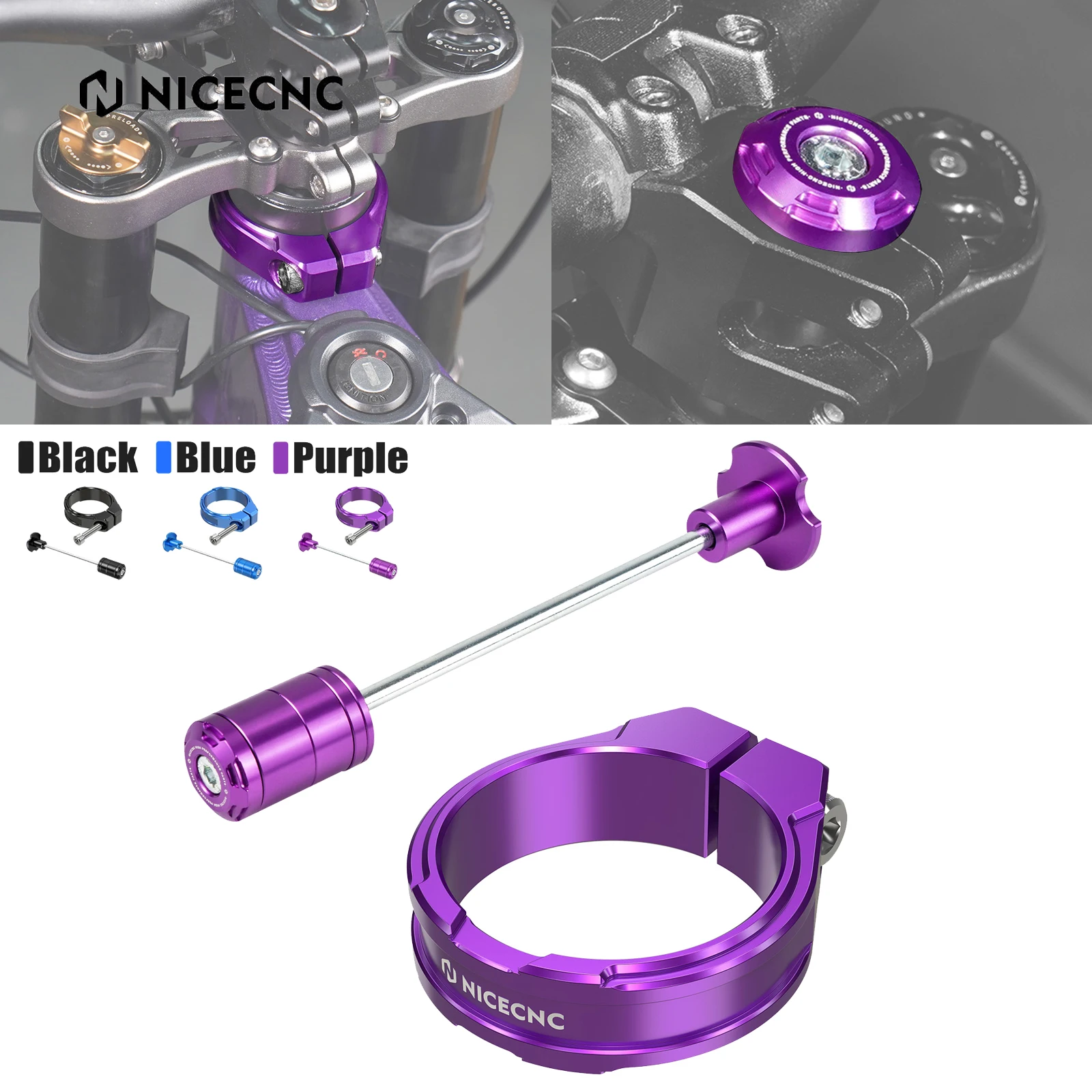 NICECNC For Surron Light Bee X S L1E Front Fork Suspension Core & Head Tube Frame Brace For Segway X160 X260 Electric Dirt Bike
NICECNC For Surron Light Bee X S L1E Front Fork Suspension Core & Head Tube Frame Brace For Segway X160 X260 Electric Dirt Bike