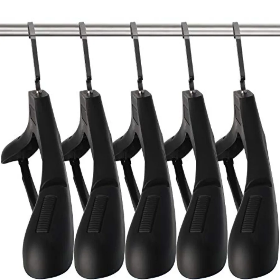 Plastic Extra Wide Suit Hangers of Width: 17.7" Notched Shoulders and Metal Hooks
Plastic Extra Wide Suit Hangers of Width: 17.7" Notched Shoulders and Metal Hooks