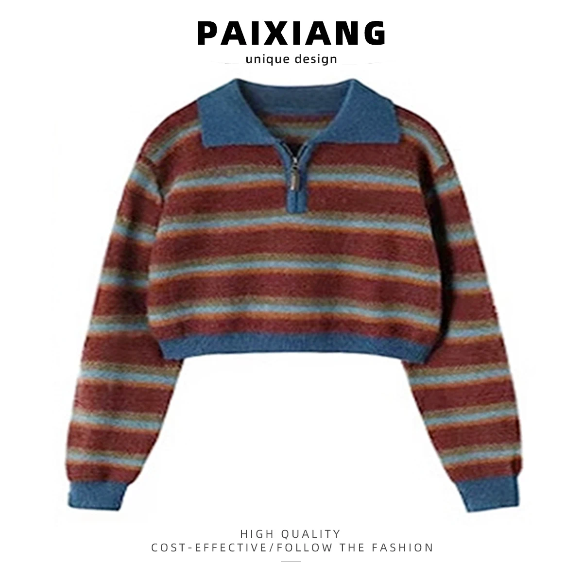 Women Striped Shirts and Blouses Y2k Korean Harajuku Elegant Long Sleeve Polo-Neck Shirt 90s Vintage 2000s Fashion Clothes 2025
Women Striped Shirts and Blouses Y2k Korean Harajuku Elegant Long Sleeve Polo-Neck Shirt 90s Vintage 2000s Fashion Clothes 2025