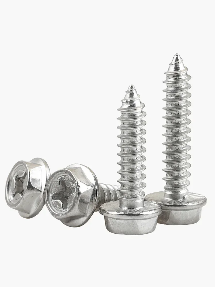 10pcs M6 304 Stainless Steel Cross Socket Hex Flange Self-Tapping Screw Bolts Wood L=16-40mm 25mm
10pcs M6 304 Stainless Steel Cross Socket Hex Flange Self-Tapping Screw Bolts Wood L=16-40mm 25mm