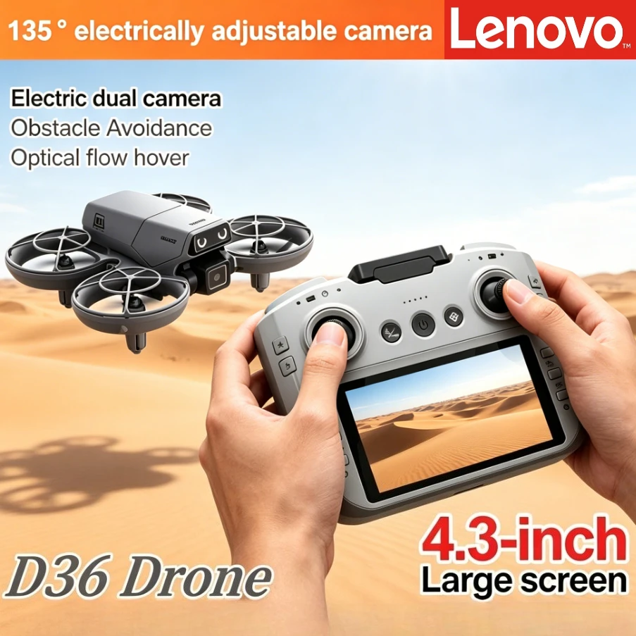 Lenovo D36 Professional GPS Drone Foldable Brushless Motor 5G WiFi 4K/8K Dual Camera Optical Flow Aerial Photography Quadcopter
Lenovo D36 Professional GPS Drone Foldable Brushless Motor 5G WiFi 4K/8K Dual Camera Optical Flow Aerial Photography Quadcopter