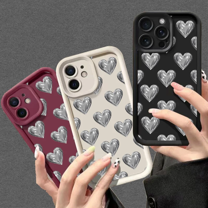 Love pattern soft shell is suitable for iPhone16Pro Max 16 11 15 14 13 12 PLUS fashion items for teenagers and girls.
Love pattern soft shell is suitable for iPhone16Pro Max 16 11 15 14 13 12 PLUS fashion items for teenagers and girls.