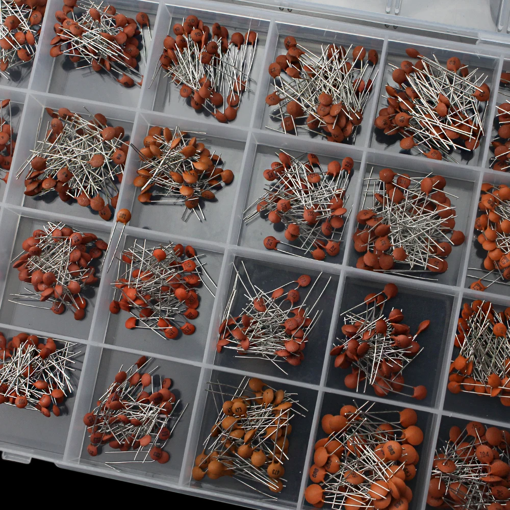 300/960pcs Ceramic Capacitors Kit 2pF-0.1uF Electronic Components Package Capacitor Assorted Samples Diy Kit
300/960pcs Ceramic Capacitors Kit 2pF-0.1uF Electronic Components Package Capacitor Assorted Samples Diy Kit