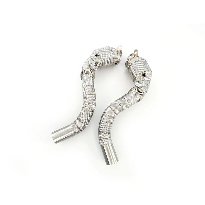 SDO Insulated High-Flow Cat-Free Catalytic Downpipe Exhaust for X5M X6M F85 F86 4.4T V8 2015-2019 New Condition
SDO Insulated High-Flow Cat-Free Catalytic Downpipe Exhaust for X5M X6M F85 F86 4.4T V8 2015-2019 New Condition