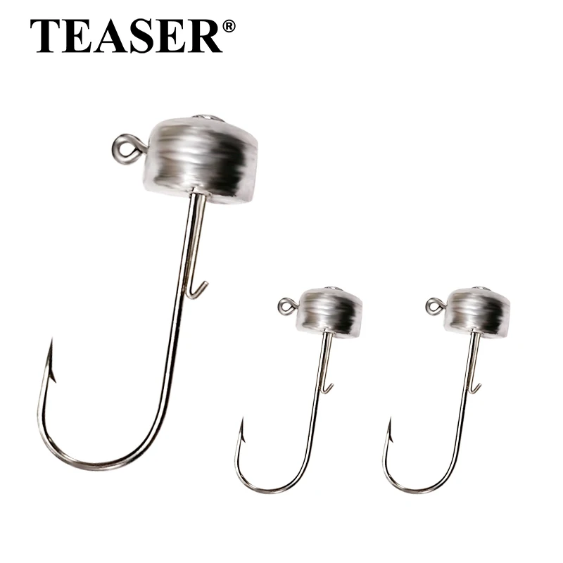 TEASER 10pcs/bag YB001 3.5 5g 7g 10g 14g Single Fishing Hooks Lead Jigging Head Mushroom High Carbon Steel Fishing Hooks
TEASER 10pcs/bag YB001 3.5 5g 7g 10g 14g Single Fishing Hooks Lead Jigging Head Mushroom High Carbon Steel Fishing Hooks