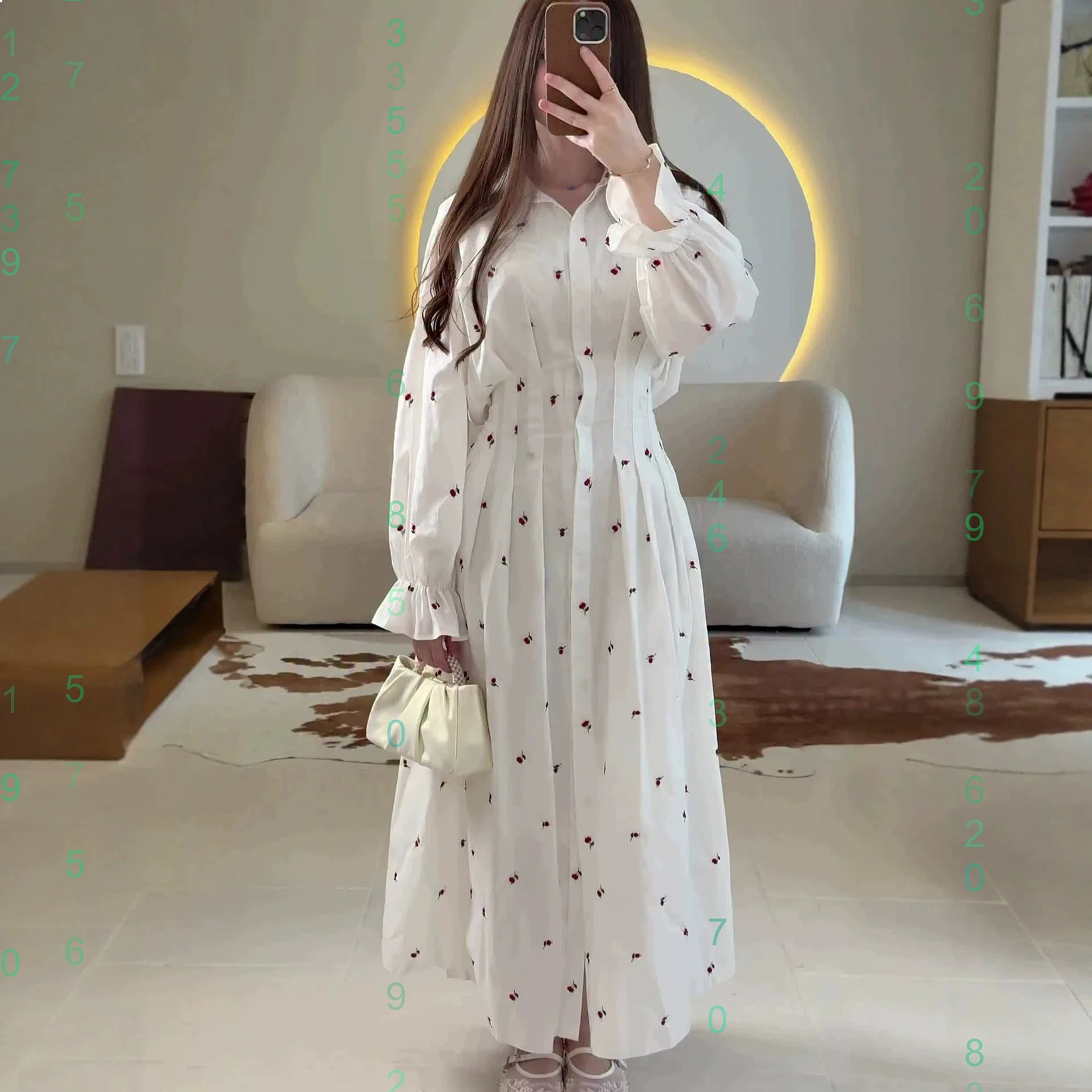 Elegant Long Sleeve Embroidered Belted Dresses for Women Spring Summer Floral Formal Evening Dress Matching Sets
Elegant Long Sleeve Embroidered Belted Dresses for Women Spring Summer Floral Formal Evening Dress Matching Sets
