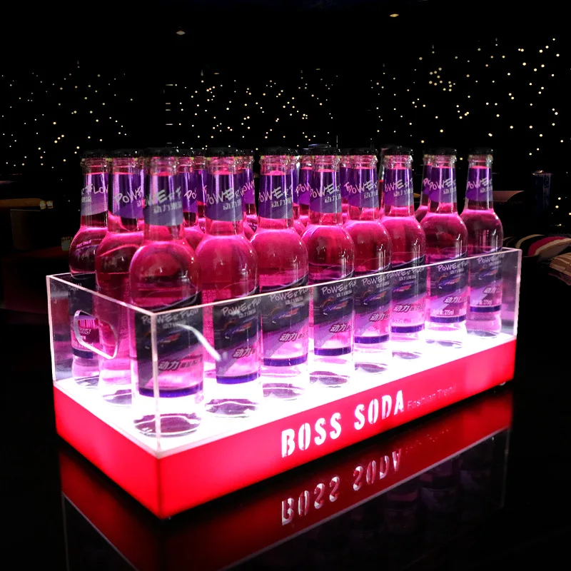 Bar luminous ice bucket ingot KTV beer frame champagne LED acrylic transparent thickened beer
Bar luminous ice bucket ingot KTV beer frame champagne LED acrylic transparent thickened beer