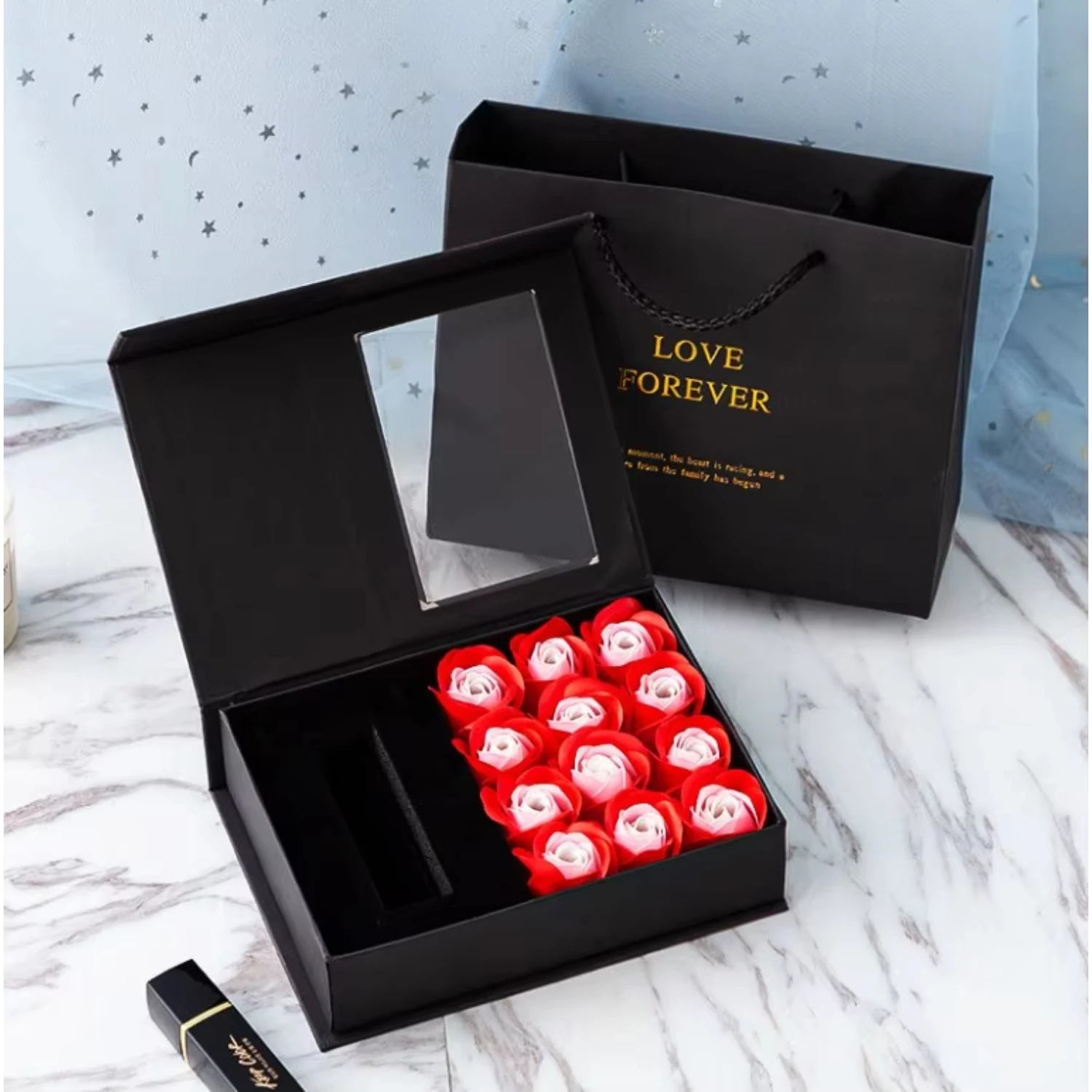 2021 Creative Soap Rose Gift Ornaments Box Necklace Soap Flower Gift Box Valentine's Day Rose Flower Gift
2021 Creative Soap Rose Gift Ornaments Box Necklace Soap Flower Gift Box Valentine's Day Rose Flower Gift